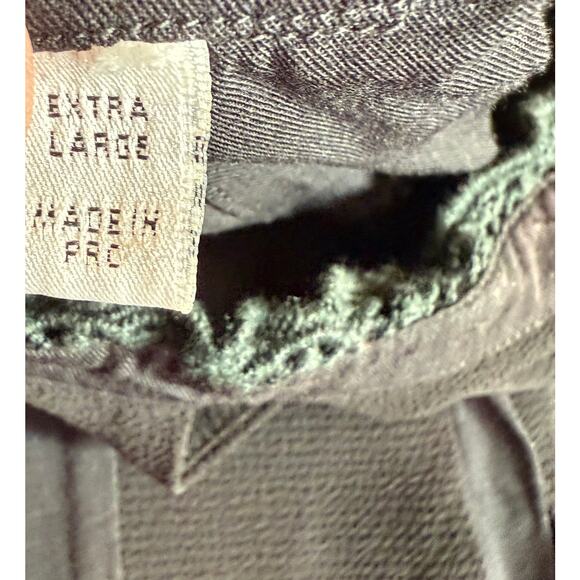 Three of Something Blouse Womens XL Black Lace Long Sleeve Business Casual - Picture 5 of 13